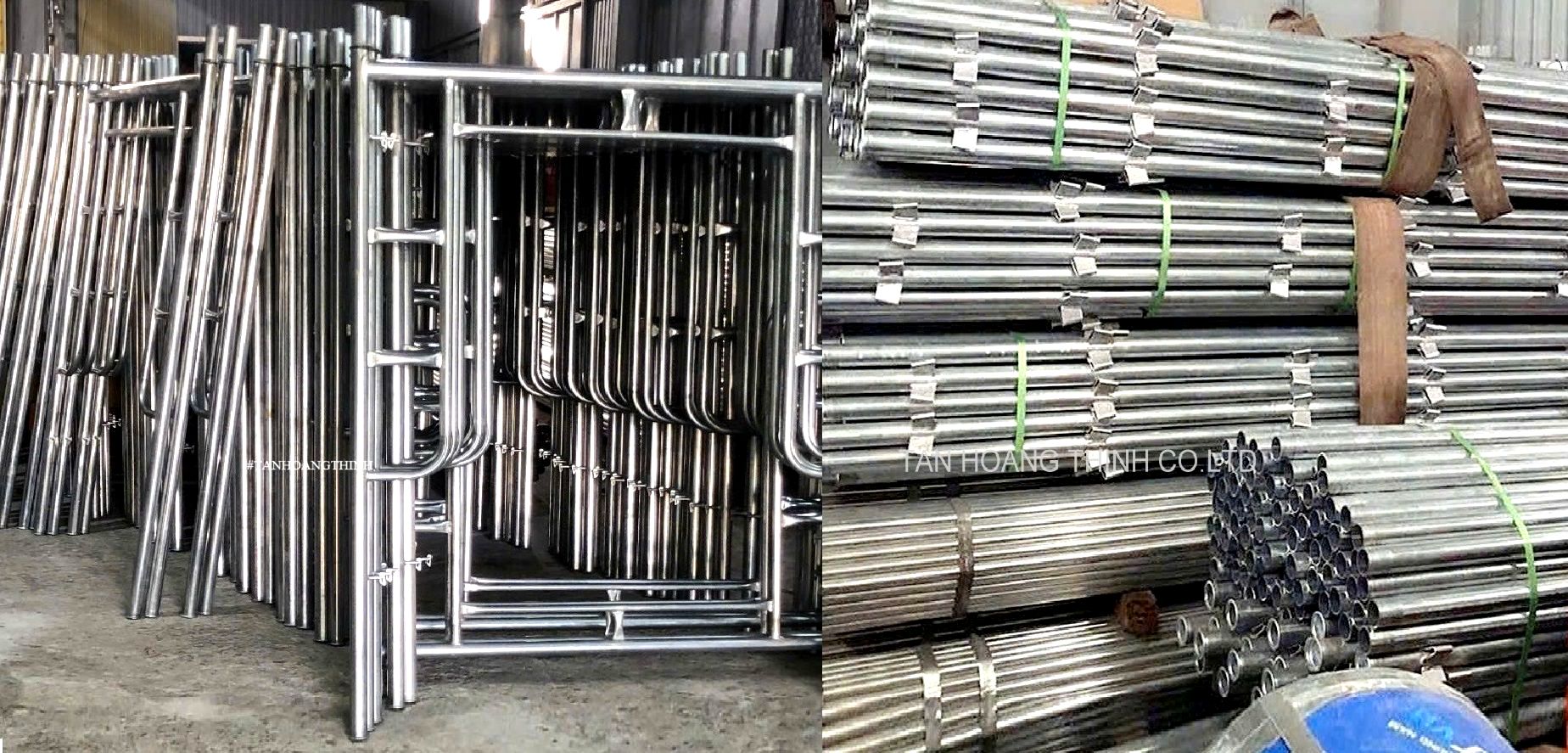 so sánh giàn giáo nêm và giàn giáo khung, nên dùng giàn giáo nêm hay giàn giáo khung