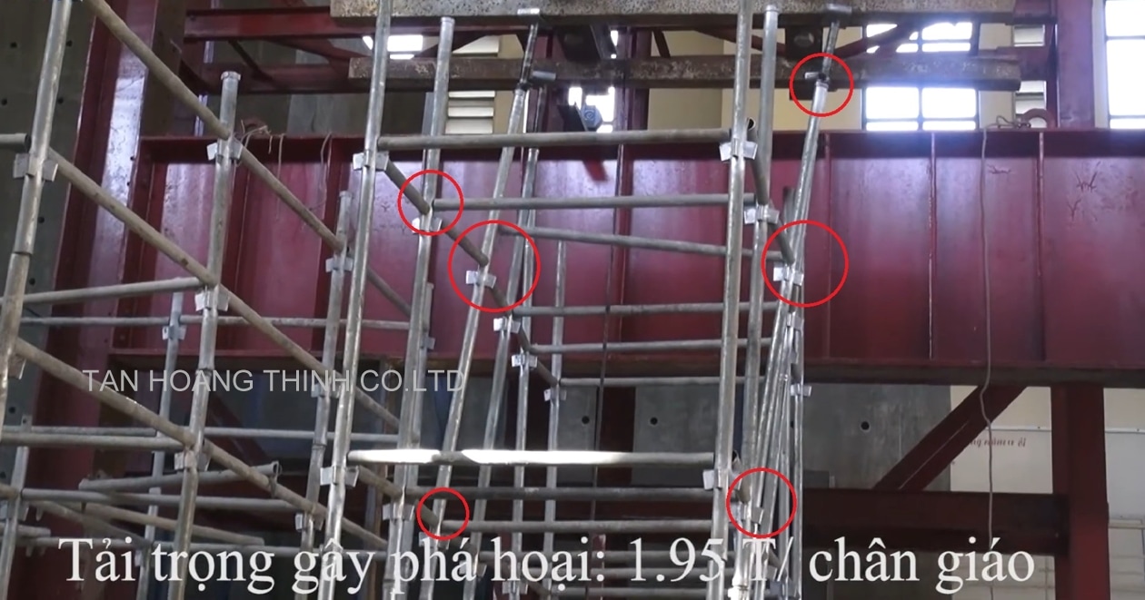 những điểm dễ bị phá hoại giàn